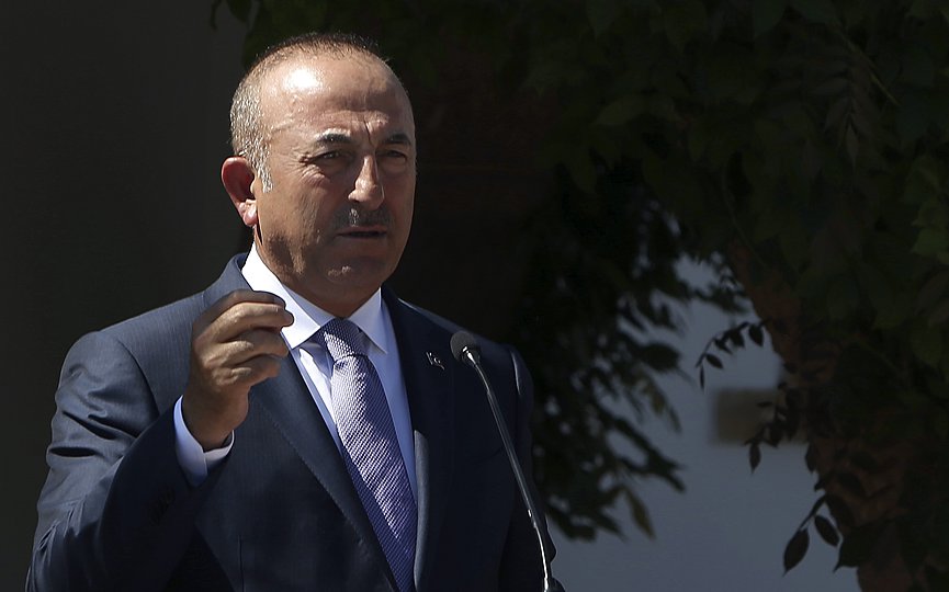 Turkish Foreign Minister Mevlut Cavusoglu. (AP Photo/Petros Karadjias, file)