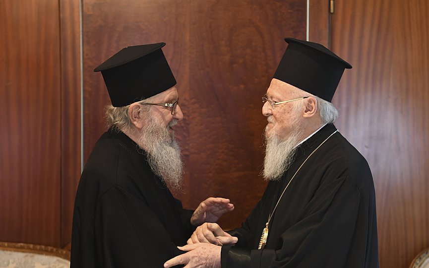(Nikolaos Manginas, Ecumenical Patriarchate Press Service via AP, Pool)