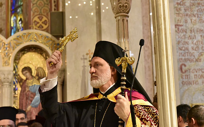 His Eminence Archbishop Elpidophoros of America was enthroned as the seventh Archbishop of the Greek Orthodox Archdiocese of America on Saturday June 22, at the Archdiocesan Cathedral of the Holy Trinity in Manhattan. (Photo by TNH/Kostas Bej)