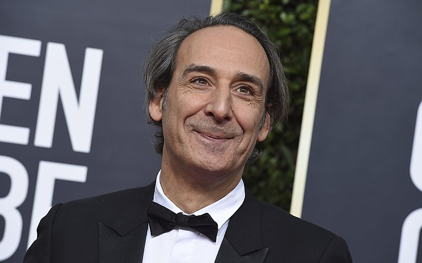 Fole- Greek-French composer Alexandre Desplat was nominated for Best Original Score for Little Women at the 77th annual Golden Globe Awards. (Photo by Jordan Strauss/ Invision/AP)