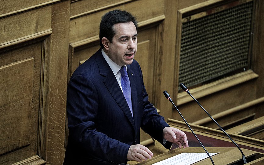 Deputy Labour and Social Affairs Minister Notis Mitarakis. (Photo by Eurokinissi/ Yiannis Panagopoulos)