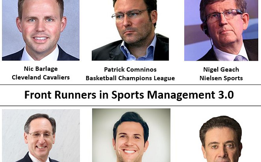 The keynote speakers for the webinar Front Runners in Sports Management 3.0 which takes place January 21 and 23. (Photo: Courtesy of Active Media Group)