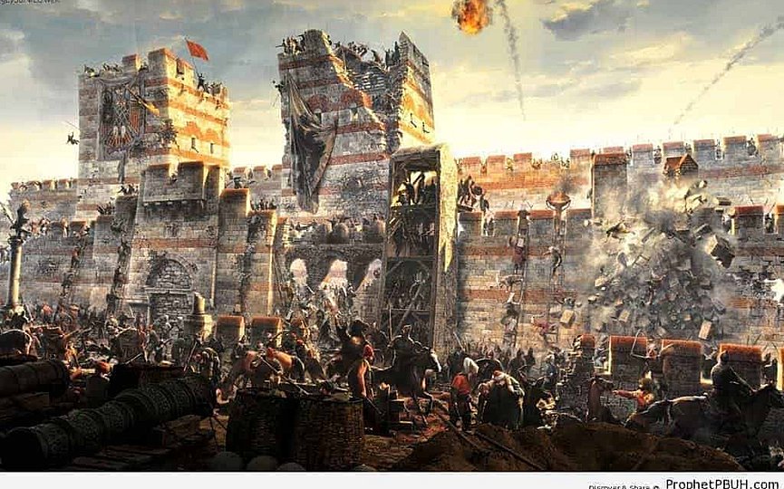 The Fall of Constantinople.